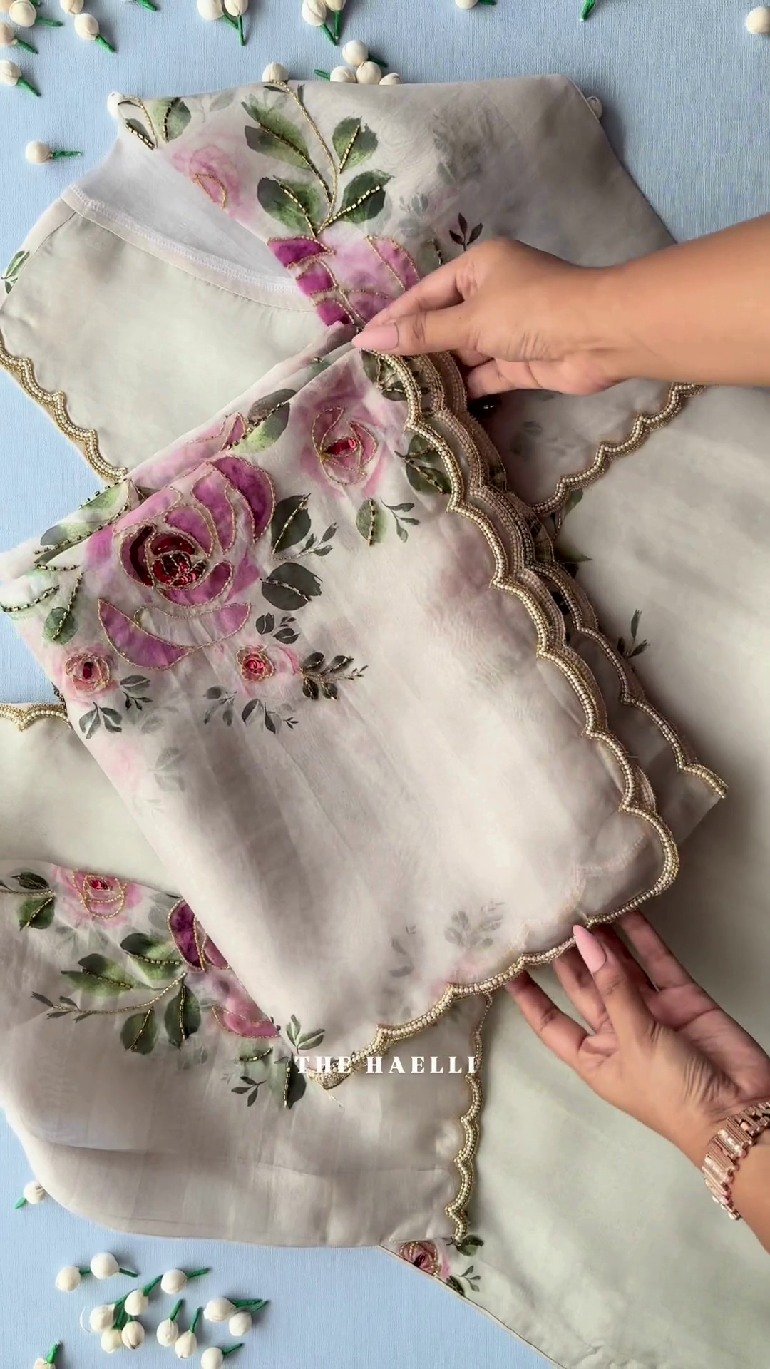 Soft Organza Bloom – Pure Elegance - Image 3