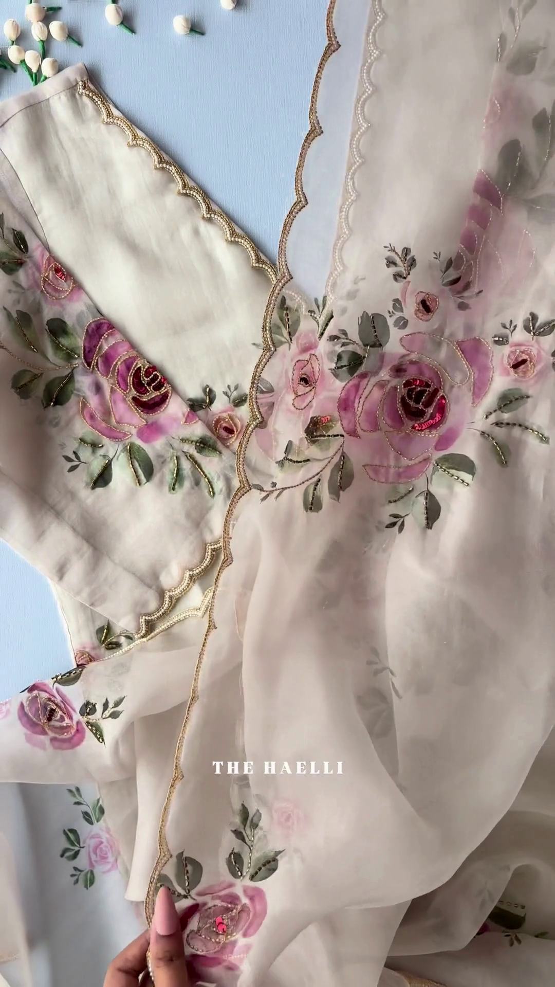 Soft Organza Bloom – Pure Elegance - Image 2